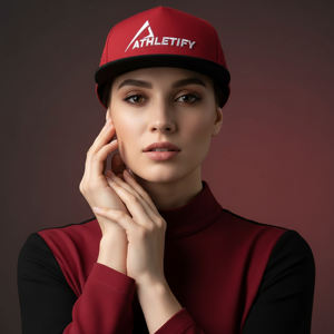 Gorra de Béisbol Deportiva de 5 Paneles, Tejido Twill, Transpirable, Marca Privada Athletify, Corte Láser, Unisex, para las Cuatro Estaciones - Product Image 1