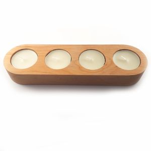 Wooden <b>Tea</b> <b>Light</b> Holder Handmade Home Decoration Accessory - Product Image 3