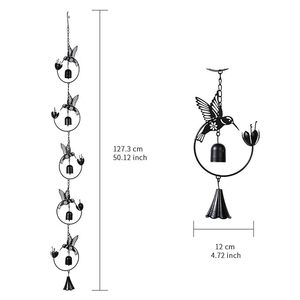 Cadena de Lluvia Metálica Decorativa para Exteriores, Diseño Moderno, Tazas Colgantes para Drenaje de Agua del Techo, Producto Decorativo para Patio y Jardín - Product Image 2