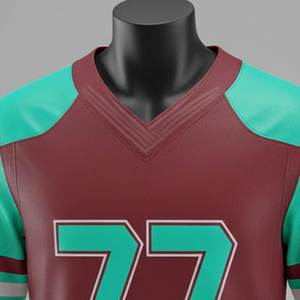 Maillots de football américain brodés respirants de haute qualité, personnalisables avec nom et logo d'équipe, pour la saison, vente en gros à prix abordable - Product Image 4