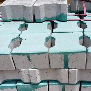 PP Plastic Textured I-Shaped <b>Concrete</b> <b>Paver</b> <b>Mold</b> - Product Image 4