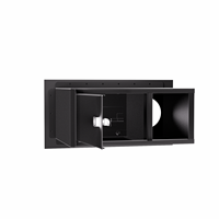 Boîte à colis intelligente pour la maison, en acier galvanisé durable, boîte aux lettres extérieure à encastrer avec fente pour courrier, revêtement en poudre