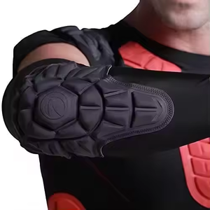 Genouillères de compression rembourrées segmentées personnalisées pour le basketball, le football, le volleyball – Protections longues anti-collision pour les articulations - Product Image 3