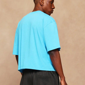 Camisetas Vintage para Hombre, 100% Algodón, 220 g/m², Personalizables, Ecológicas, Cuello Redondo, Corte Cuadrado, Hombros Caídos, Estilo Corto - Product Image 3