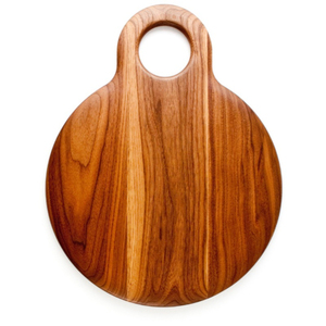 Planche à découper ronde en bois d'acacia de qualité supérieure, idéale pour la cuisine, la pizza et le fromage, avec poignée – Offre spéciale - Product Image 6