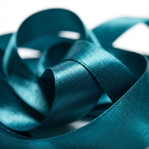 25mm Teal Dark Turquoise Single Face Satin <b>Ribbon</b> Manufacturer 5 Rolls x 8 Meter for Beach <b>Wedding</b> Decor Resort Events Wholesale - Product Image 4