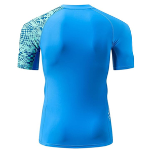 เสื้อรัดกล้ามเนื้อผู้ชายลายกราฟิกหมาป่าแบบกำหนดเอง เสื้อแห้งเร็วสำหรับออกกำลังกาย ฟิตเนส ชุดกีฬา OEM - Product Image 5