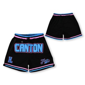 Shorts en maille pour hommes, unis, décontractés, respirants, écologiques, à séchage rapide, en polyester, avec ceinture élastique, de haute qualité, vente en gros OEM - Product Image 2