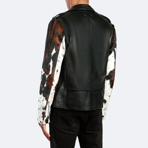 Veste en cuir d'hiver pour homme, design personnalisé, col montant, qualité professionnelle, vente en gros, imperméable et respirante - Product Image 3