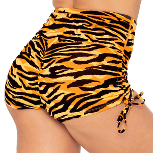 Shorts de yoga pour femmes à prix abordable, taille haute, imprimés par transfert thermique, effet push-up, extensibles dans les quatre sens - Product Image 3