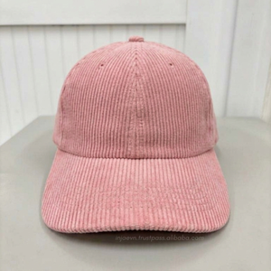 High Quality Embroidered Logo Corduroy 6 Panel Dad <b>Hat</b> Soft Form 3D Embroidery Baseball Cap Gold Copper Buckle Casual Men <b>Hat</b> - Product Image 5