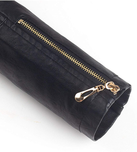 Most Popular Style Women Leather <b>Jackets</b> Fashion Custom Made Winter Wears Fashion Women PU Leather <b>Jacket</b> - Product Image 5