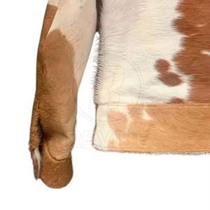 Chaqueta de Cuero con Pelo de Invierno de la Mejor Calidad, Transpirable y Ecológica para Hombre en Venta - Product Image 5