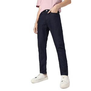 Pantalones Vaqueros Negros para Hombre, Corte Recto y Ajustado, Calidad Premium, Oferta, Casuales, Personalizados, Color Sólido, Ropa Exterior de Mezclilla Profesional - Product Image 6