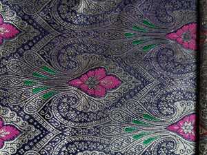 Tela brocada jacquard con estampado floral paisley - Product Image 1
