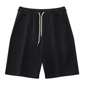 Nouveautés Shorts en coton premium jaune moutarde pour hommes - Shorts décontractés d'été confortables avec cordon de serrage - Product Image 5