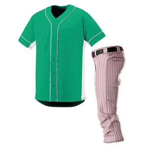 Conjunto de Uniforme de Béisbol Personalizado para Hombre, 100% Poliéster, Ropa Deportiva, Camisetas de Equipo Elegantes, Colores y Tallas Personalizables - Product Image 3