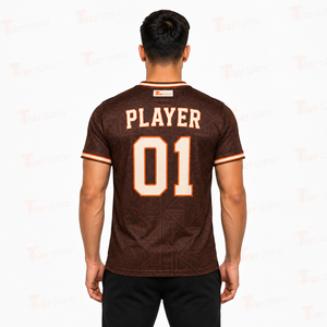 Camiseta de Béisbol para Hombre, Estilo Universitario, Tejido Deportivo de Primera Calidad, Manga Corta, Uniforme de Equipo Clásico - Product Image 4