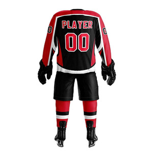 high quality ice hockey uniform moisture absorbing fabric cooling effect ice hockey uniform for sale - Product Image 3