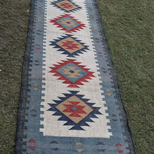 Tapis Kilim en Jute Écologique Tissé à la Main Réversible pour Salon, Bureau et Hôtel – Tapis sur Mesure en Gros - Product Image 1