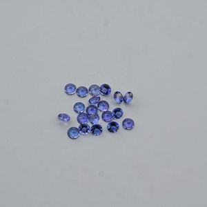 เครื่องประดับพลอยพลอย tanzanite ทรงเหลี่ยมเจียระไนทรงกลม2มม. สีฟ้าแทนซาไนต์คุณภาพดีที่สุดสินค้าอินเทรนด์ - Product Image 1
