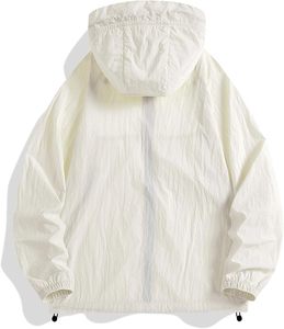 เสื้อแจ็คเก็ต Anorak ผ้าไนลอนยับย่นแบบ unisex แจ็คเก็ตกันลมลำลองรุ่นใหม่มาแรง คุณภาพพรีเมียม เสื้อคลุมกันลมทรงปกติ - Product Image 2