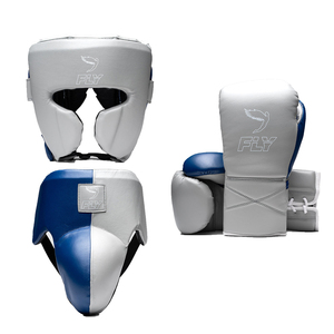 Conjunto de equipo de boxeo personalizado al por mayor para entrenamiento y sparring: guantes, casco y protector inguinal, conjunto de protección personalizado. - Product Image 1