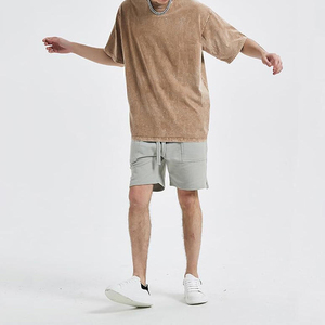 Camisetas de Hombre de Alta Calidad, 100% Algodón, Lisas, Talla Grande, para Impresión Personalizada, Lavado Ácido - Product Image 5
