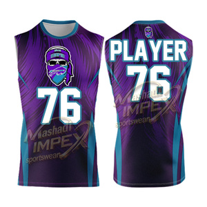 เสื้อฟุตบอลอเมริกัน 7v7 แบบซับลิเมชั่นสั่งทำพิเศษสำหรับเด็ก คุณภาพสูง ทันสมัย ดีไซน์โดดเด่น ทรงหลวม สีสันตัดกัน ลายธงชาติ สำหรับทีมกีฬา - Product Image 5