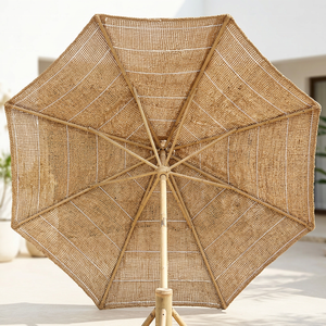 Eco2go Vietnam Premium Artisanal Coir Parasol Umbrella - Sustainable Outdoor Furniture for Hotels - Product Image 1