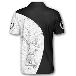 Camiseta de Bádminton Personalizada, Spandex/Algodón, Secado Rápido, Sublimación, Uniforme Deportivo para Hombre y Mujer, Transpirable - Product Image 2