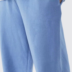 Pantalon de jogging en polyester personnalisé de haute qualité avec logo pour hommes – Vêtements de sport et de gym pour hommes – Pantalon délavé - Product Image 5