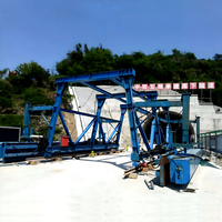 Chariot de cheminée de câbles en acier pour systèmes hydrauliques de machines de construction, idéal pour les projets d'ingénierie en béton, garantie 1 an