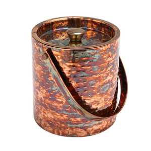 Double Wall Stainless Steel Ice <b>Bucket</b> With <b>Lid</b> And Tongs Insulated Wine Champagne Cooler Metal Ice Cube Container For Bar Party - Product Image 1