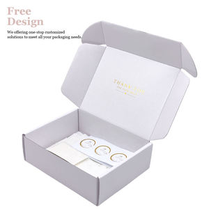 Luxury Large Corrugated Customized Color Reusable Glossy/Matt Lamination Paper Packaging <b>Boxes</b> for Apparel Clothing Cosmetics PR - Product Image 5