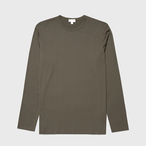 เสื้อยืดแขนยาวผู้ชาย OEM ทรงหลวม ใส่สบาย ระบายอากาศได้ดี ผ้าฝ้าย เหมาะสำหรับออกกำลังกาย ฤดูใบไม้ร่วง ฤดูหนาว - Product Image 3