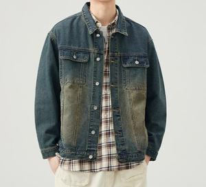 Private Label Men Winter <b>Jackets</b> Oem Service Men Jeans <b>Jackets</b> Adults Wear Men Jeans <b>Jackets</b> - Product Image 3