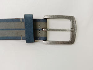 Cinturón de cuero hecho a mano de tendencia 2026 con artesanía tradicional y hebilla segura para la colección de accesorios premium para hombre - Product Image 2