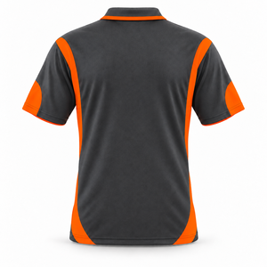 Camiseta Polo Personalizada OEM para Hombre, Algodón, Mangas en Contraste, Cuello Acanalado, Ropa Casual de Calle, Dos Tonos, Ropa de Verano, Acabado Suave - Product Image 2