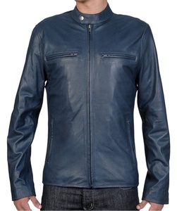 Plus Size Men's Winter High Street Fashionable Outdoor Motorcycle Windbreaker <b>Waterproof</b> Eco-Friendly Genuine Leather <b>Warm</b> - Product Image 1