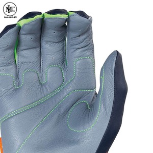 Gants de frappeur de baseball en cuir haute adhérence avec paume renforcée, poignet flexible et ajustement sécurisé pour le baseball - Product Image 4