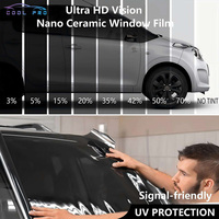 Film solaire pour vitres de voiture 2 plis, anti-UV, polarisé, 5% 20% 35% 70% VLT, film teinté pour vitres de voiture en carbone nano Insulfim