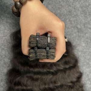 เทปม้วนผมแบบชาวพม่าสองชั้นขนาด8-40นิ้ว100% พันกันแบบไม่มีขน - Product Image 3