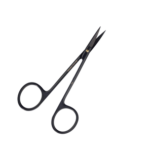 Tijeras Quirúrgicas de Precisión de Alta Calidad, Curvadas Iris, Delicadas, con Corte Superfino, Línea Negra, para Oftalmología y Microcirugía - Product Image 2