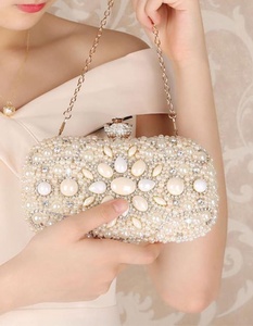 Modern Indian Embroidered Lightweight Square Clutch <b>Bag</b> for Bridesmaids Wedding Jewelry Pouch Elegant Party Gift <b>Bag</b> From India - Product Image 1