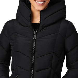 Solid Trader Classic Aesthetic Ultra Warm Heavyweight <b>Padded</b> Parka Smooth Zip Full Length Hooded Casual <b>Men</b> <b>Long</b> Down <b>Coat</b> - Product Image 3