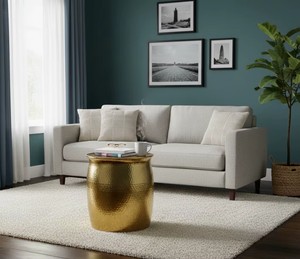 Mesa Consola de Aluminio, Diseño Moderno, Duradera, Resistente, Fácil de Limpiar, Decoración para Sala de Estar, Hotel, Uso Residencial y Comercial - Product Image 2