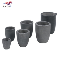 Crucible en graphite de haute pureté en forme de U JUCOS Oz-005 personnalisé pour four de fusion à induction, matériau réfractaire ISO9001