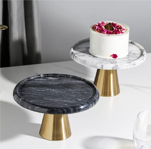 Luxurious Marble <b>Cupcake</b> <b>Stand</b> 3 Pieces Marble Cake Fruits <b>Stand</b> Customized Packing Factory Supply Newly Marble Cake <b>Stand</b> - Product Image 6