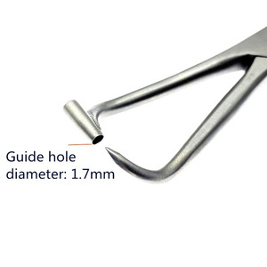 Pinza de reducción puntiaguda DETAIN IMPEX DI-SS-R-81 con guía de orificio, instrumento quirúrgico ortopédico manual de acero inoxidable para clavos óseos - Product Image 3